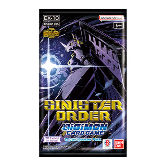 Digimon Card Game: Sinister Order Booster Pack (EX10)